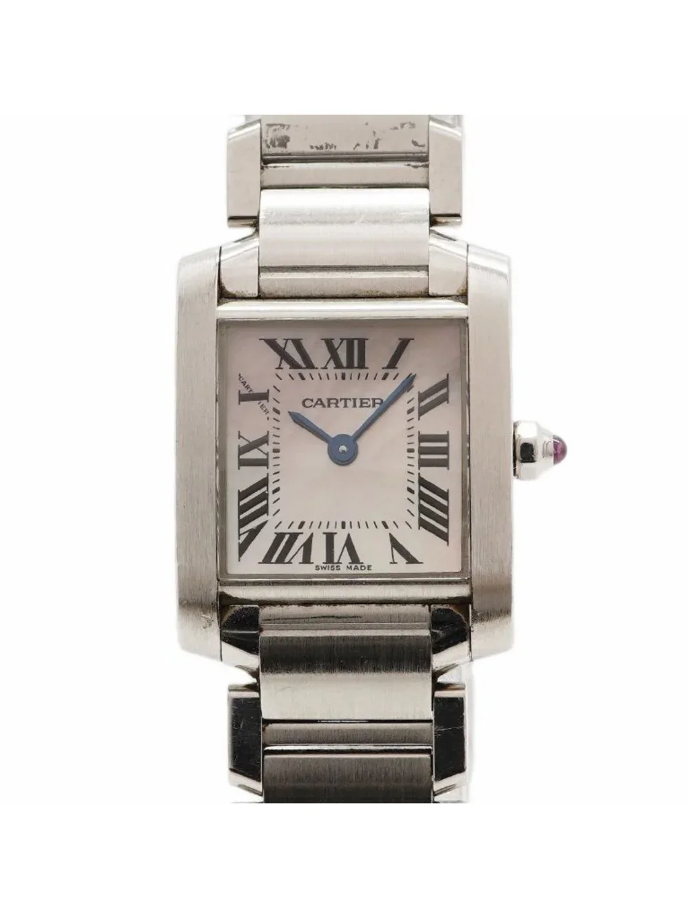Cartier Tank Francaise SM Pink Dial Watch
